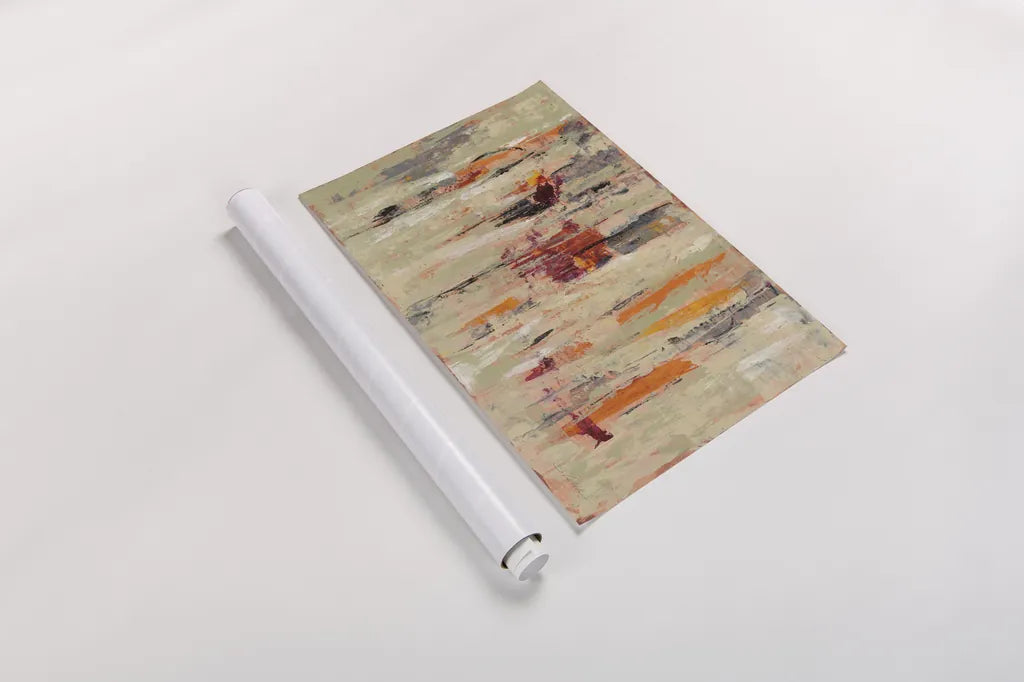 Graffiti Wall I by Silvia Vassileva. shown as a rolled paper print. Available as archival giclee rolled canvas, fine art paper, or poster print. SKU 28109i.