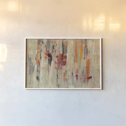 Graffiti Wall I by Silvia Vassileva. shown as a paper print in a white frame. Available as a archival giclee rolled canvas, fine art paper, or poster print. SKU 28109i.