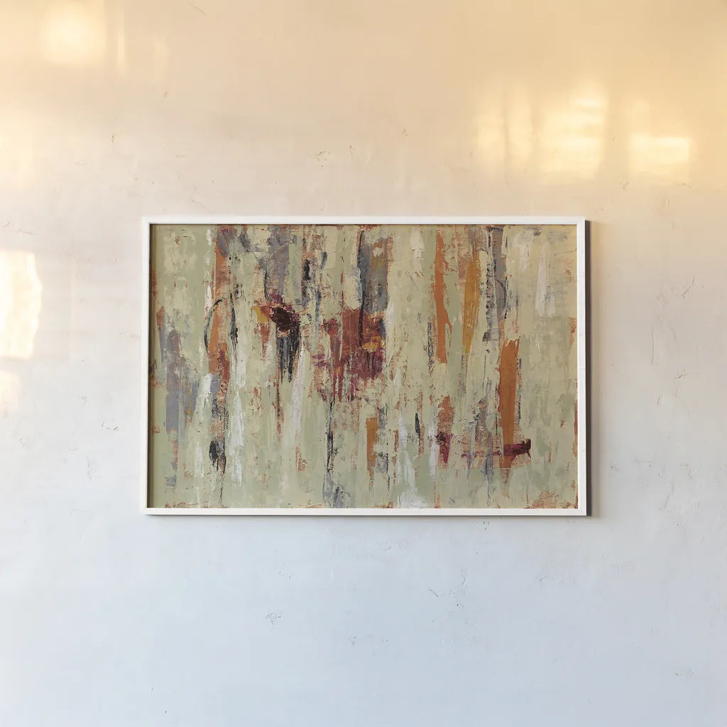 Graffiti Wall I Spice by Silvia Vassileva. shown as a paper print in a white frame. Available as a archival giclee rolled canvas, fine art paper, or poster print. SKU 28858i.