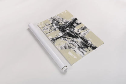 Graphic Fishermans Net by Silvia Vassileva. shown as a rolled paper print. Available as archival giclee rolled canvas, fine art paper, or poster print. SKU 66081i.