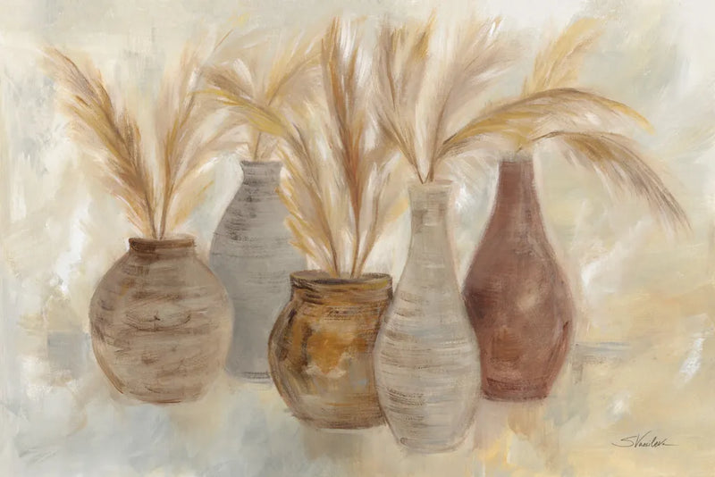 Grasses and Baskets Neutral by Silvia Vassileva. SKU 76351i. Archival Giclee Fine art print for wall decor.