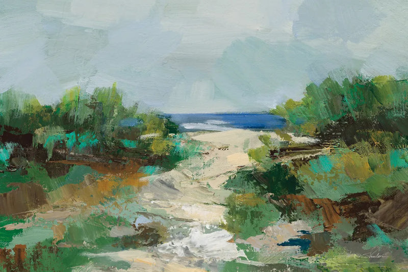 Grassy Beach Crop by Silvia Vassileva. SKU 95131i. Archival Giclee Fine art print for wall decor.
