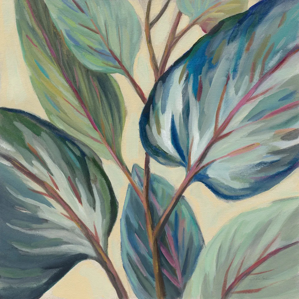 Greenhouse Leaves by Silvia Vassileva. SKU 67427a. Archival Giclee Fine art print for wall decor.