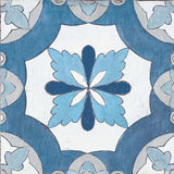 Gypsy Wall Tile 8 Blue Gray by Silvia Vassileva. SKU 51738a. Archival Giclee Fine art print for wall decor.