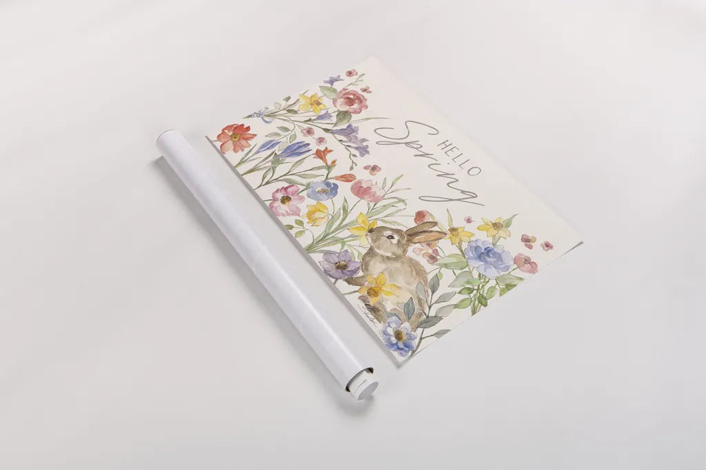 Happy Easter I by Silvia Vassileva. shown as a rolled paper print. Available as archival giclee rolled canvas, fine art paper, or poster print. SKU 69788i.