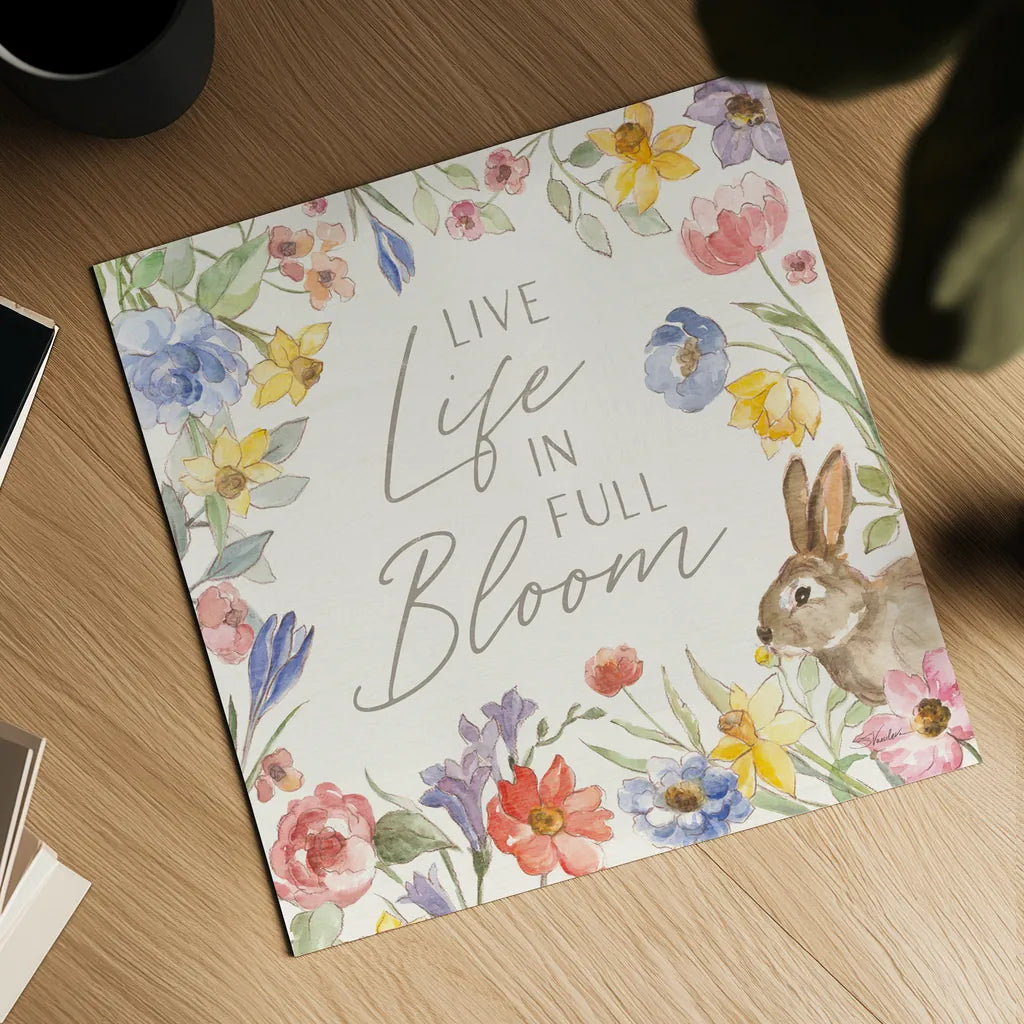 Happy Easter II by Silvia Vassileva. Shown as a detailed flat fine art print, highlighting archival giclee quality. Available as an archival giclee rolled canvas, fine art paper, or poster print. SKU 69789a.