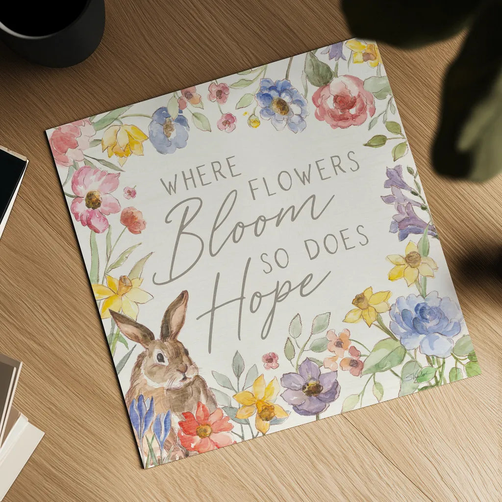 Happy Easter III by Silvia Vassileva. Shown as a detailed flat fine art print, highlighting archival giclee quality. Available as an archival giclee rolled canvas, fine art paper, or poster print. SKU 69790a.