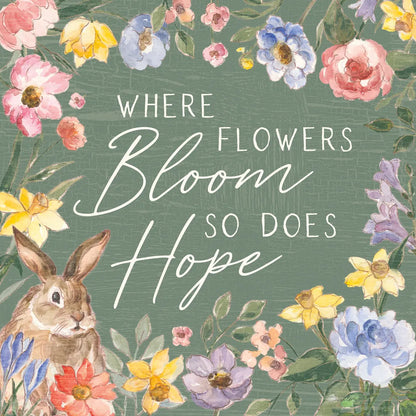 Happy Easter III Sage by Silvia Vassileva. SKU 70511a. Archival Giclee Fine art print for wall decor.