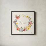 Happy Easter V by Silvia Vassileva. Shown in a sleek black glass frame for a contemporary gallery look. Available as an archival giclee rolled canvas, fine art paper, or poster print. SKU 69792a.