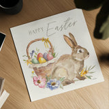 Happy Easter VII by Silvia Vassileva. Shown as a detailed flat fine art print, highlighting archival giclee quality. Available as an archival giclee rolled canvas, fine art paper, or poster print. SKU 69794a.