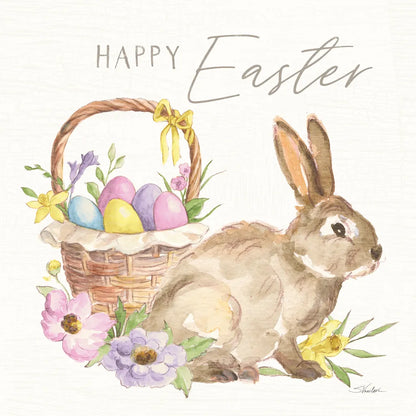Happy Easter VII Bright by Silvia Vassileva. SKU 71346a. Archival Giclee Fine art print for wall decor.