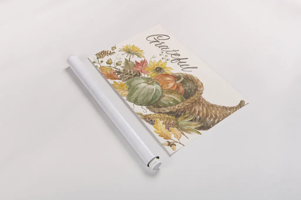 Happy Harvest II by Silvia Vassileva. shown as a rolled paper print. Available as archival giclee rolled canvas, fine art paper, or poster print. SKU 69087i.