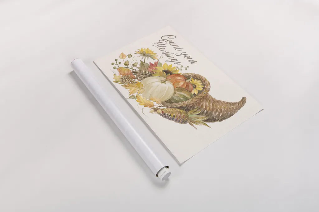 Happy Harvest II v2 by Silvia Vassileva. shown as a rolled paper print. Available as archival giclee rolled canvas, fine art paper, or poster print. SKU 94604i.