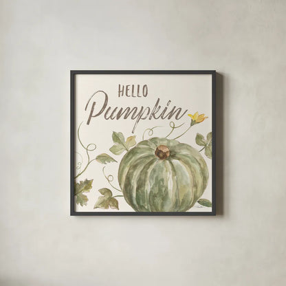 Happy Harvest VII by Silvia Vassileva. Shown in a sleek black glass frame for a contemporary gallery look. Available as an archival giclee rolled canvas, fine art paper, or poster print. SKU 69092a.