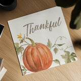 Happy Harvest VIII Thankful by Silvia Vassileva. Shown as a detailed flat fine art print, highlighting archival giclee quality. Available as an archival giclee rolled canvas, fine art paper, or poster print. SKU 75102a.