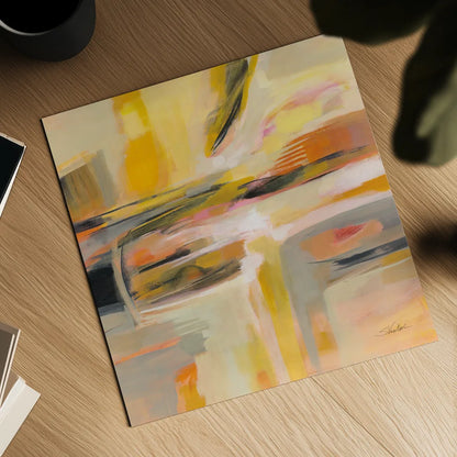 Happy Sunshine by Silvia Vassileva. Shown as a detailed flat fine art print, highlighting archival giclee quality. Available as an archival giclee rolled canvas, fine art paper, or poster print. SKU 70149a.