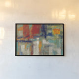 Harbor Sunset Bright by Silvia Vassileva. shown as a paper print in a black flame. Available as a archival giclee rolled canvas, fine art paper, or poster print. SKU 64574i.
