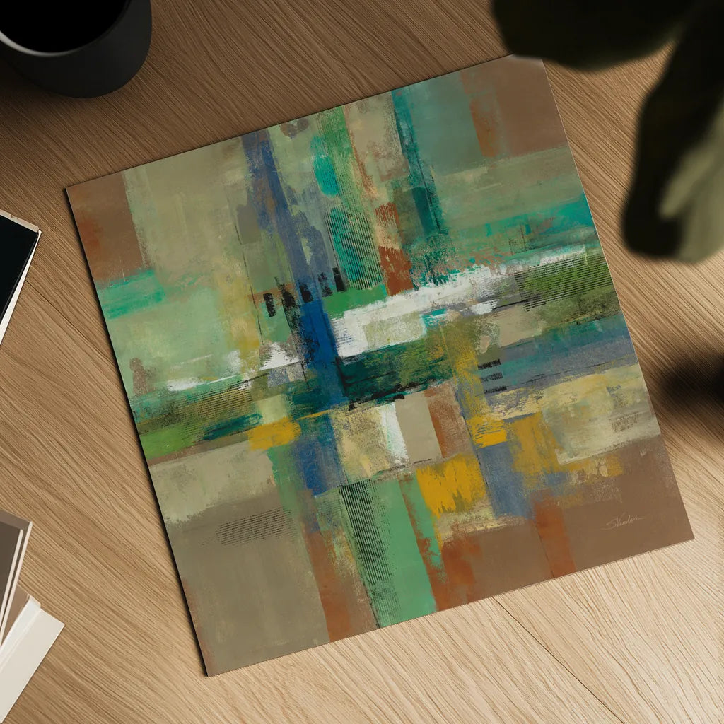 Harbor View by Silvia Vassileva. Shown as a detailed flat fine art print, highlighting archival giclee quality. Available as an archival giclee rolled canvas, fine art paper, or poster print. SKU 95586a.