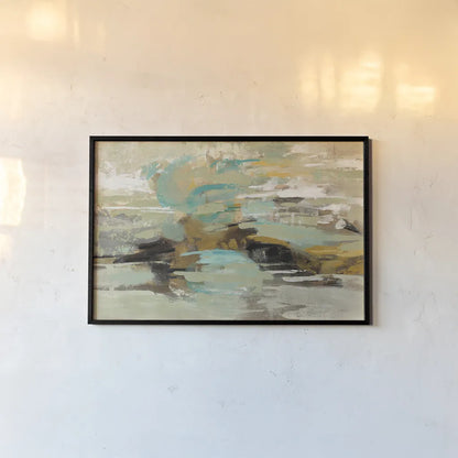 Hidden Lagoon by Silvia Vassileva. shown as a paper print in a black flame. Available as a archival giclee rolled canvas, fine art paper, or poster print. SKU 28656i.