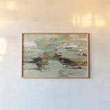 Hidden Lagoon by Silvia Vassileva. shown as a paper print in a natural frame. Available as a archival giclee rolled canvas, fine art paper, or poster print. SKU 28656i.