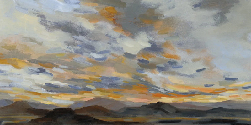 High Desert Sky I Navy by Silvia Vassileva