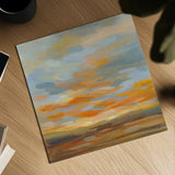 High Desert Sky II Blue by Silvia Vassileva. Shown as a detailed flat fine art print, highlighting archival giclee quality. Available as an archival giclee rolled canvas, fine art paper, or poster print. SKU 55344a.