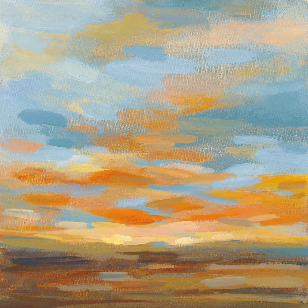 High Desert Sky II Bright Blue by Silvia Vassileva. SKU 55345a. Archival Giclee Fine art print for wall decor.