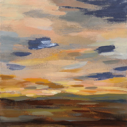 High Desert Sky III Navy by Silvia Vassileva. SKU 56066a. Archival Giclee Fine art print for wall decor.
