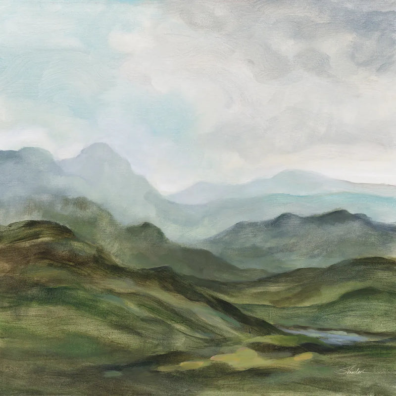 High Mountain by Silvia Vassileva. SKU 99705a. Archival Giclee Fine art print for wall decor.