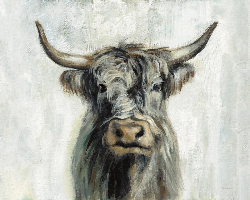 Highland Cow Horizontal by Silvia Vassileva