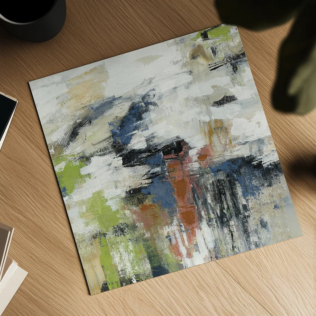 Highline View Crop by Silvia Vassileva. Shown as a detailed flat fine art print, highlighting archival giclee quality. Available as an archival giclee rolled canvas, fine art paper, or poster print. SKU 26435a.