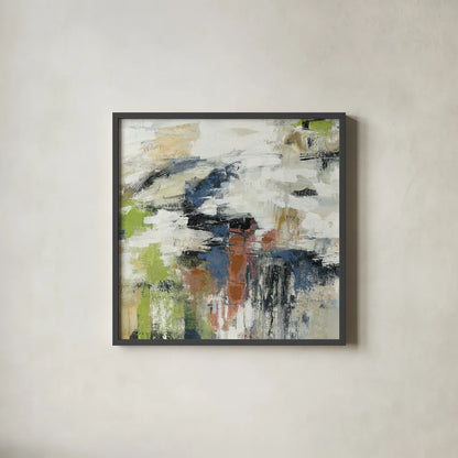 Highline View Crop by Silvia Vassileva. Shown in a sleek black glass frame for a contemporary gallery look. Available as an archival giclee rolled canvas, fine art paper, or poster print. SKU 26435a.