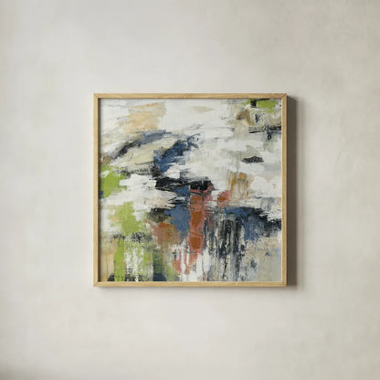 Highline View Crop by Silvia Vassileva. Shown in a natural wood glass frame for a timeless modern aesthetic. Available as an archival giclee rolled canvas, fine art paper, or poster print. SKU 26435a.