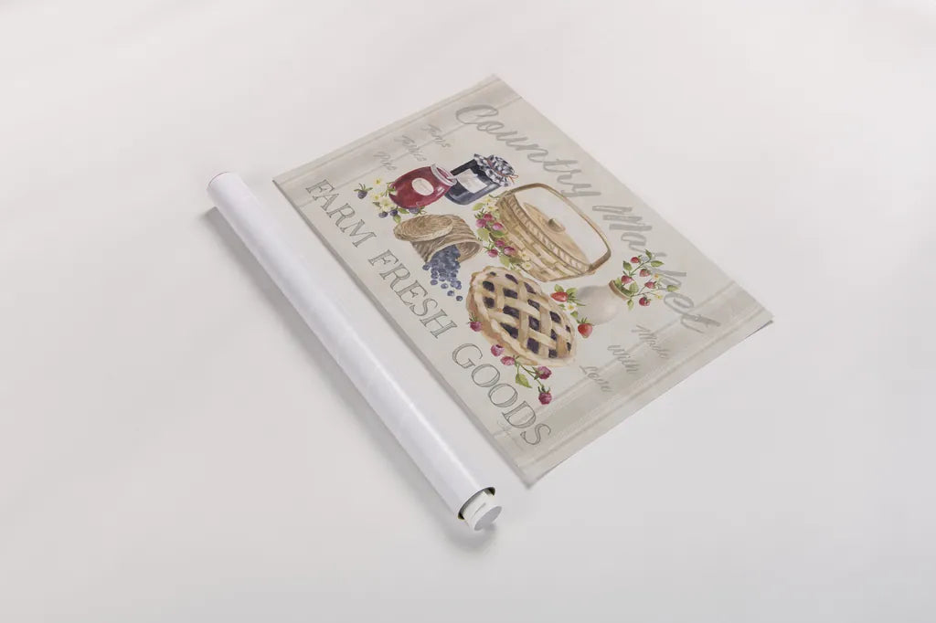 Homemade Happiness I by Silvia Vassileva. shown as a rolled paper print. Available as archival giclee rolled canvas, fine art paper, or poster print. SKU 66780i.