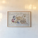 Homemade Happiness I by Silvia Vassileva. shown as a paper print in a natural frame. Available as a archival giclee rolled canvas, fine art paper, or poster print. SKU 66780i.