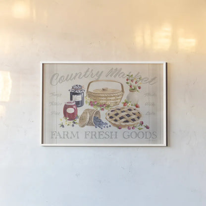 Homemade Happiness I by Silvia Vassileva. shown as a paper print in a white frame. Available as a archival giclee rolled canvas, fine art paper, or poster print. SKU 66780i.