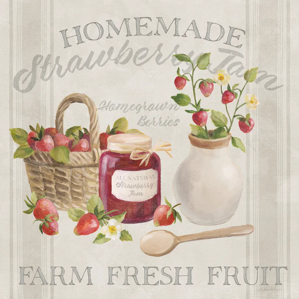 Homemade Happiness III by Silvia Vassileva. SKU 66782a. Archival Giclee Fine art print for wall decor.