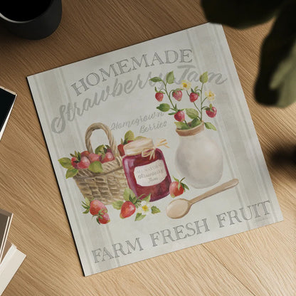 Homemade Happiness III by Silvia Vassileva. Shown as a detailed flat fine art print, highlighting archival giclee quality. Available as an archival giclee rolled canvas, fine art paper, or poster print. SKU 66782a.