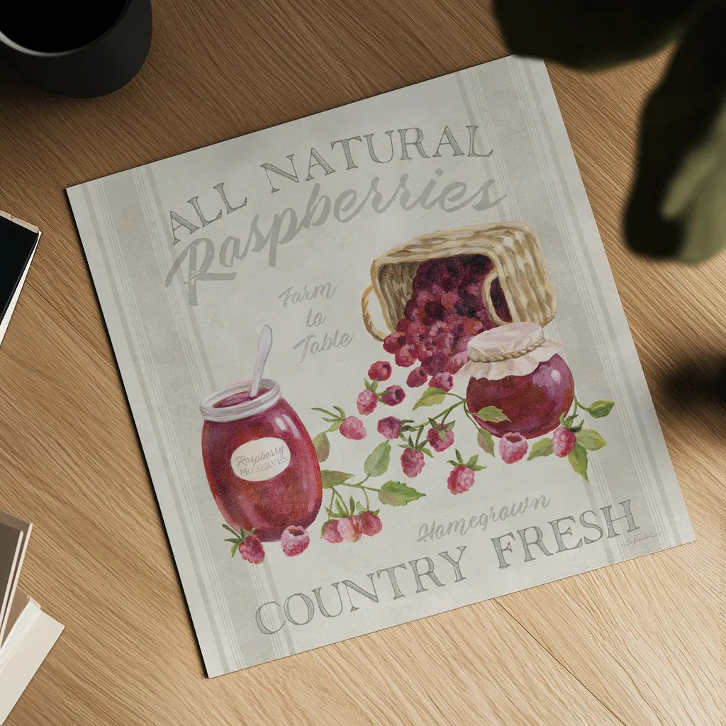 Homemade Happiness IV by Silvia Vassileva. Shown as a detailed flat fine art print, highlighting archival giclee quality. Available as an archival giclee rolled canvas, fine art paper, or poster print. SKU 66783a.