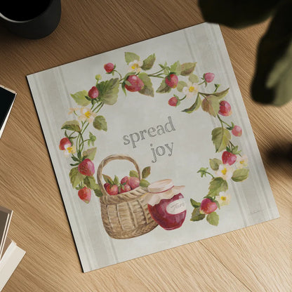 Homemade Happiness VII by Silvia Vassileva. Shown as a detailed flat fine art print, highlighting archival giclee quality. Available as an archival giclee rolled canvas, fine art paper, or poster print. SKU 66786a.