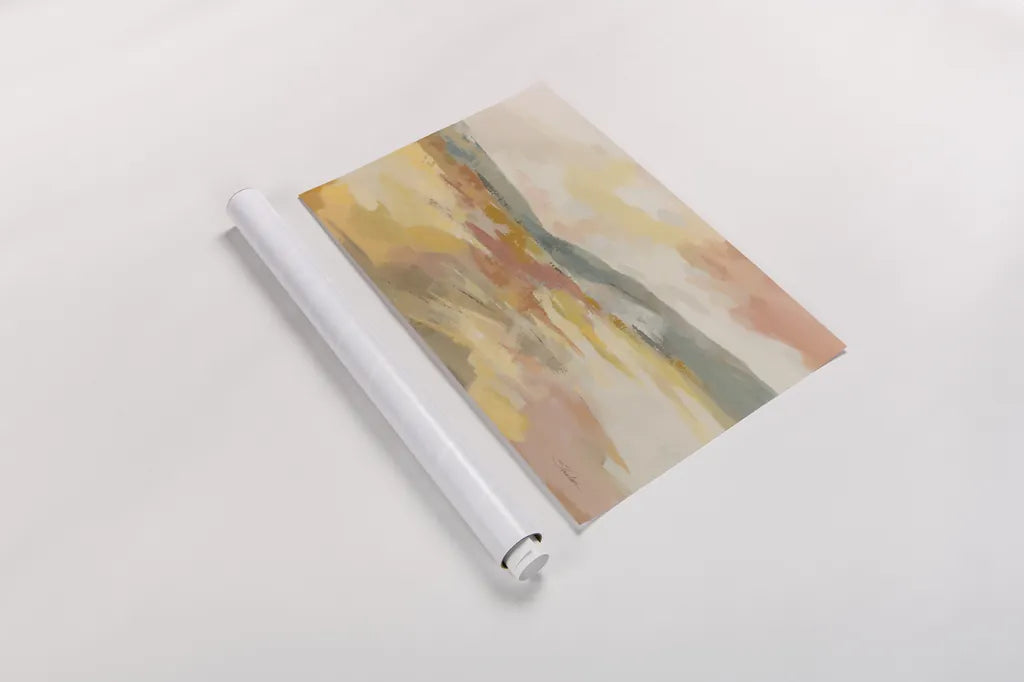 Honeybloom Meadow by Silvia Vassileva. shown as a rolled paper print. Available as archival giclee rolled canvas, fine art paper, or poster print. SKU 88440i.