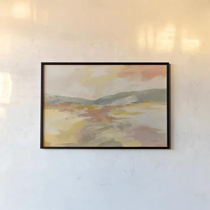 Honeybloom Meadow by Silvia Vassileva. shown as a paper print in a black flame. Available as a archival giclee rolled canvas, fine art paper, or poster print. SKU 88440i.