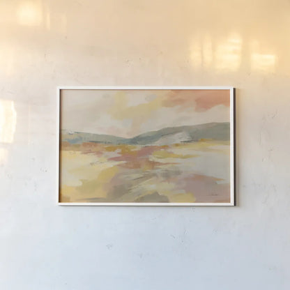 Honeybloom Meadow by Silvia Vassileva. shown as a paper print in a white frame. Available as a archival giclee rolled canvas, fine art paper, or poster print. SKU 88440i.