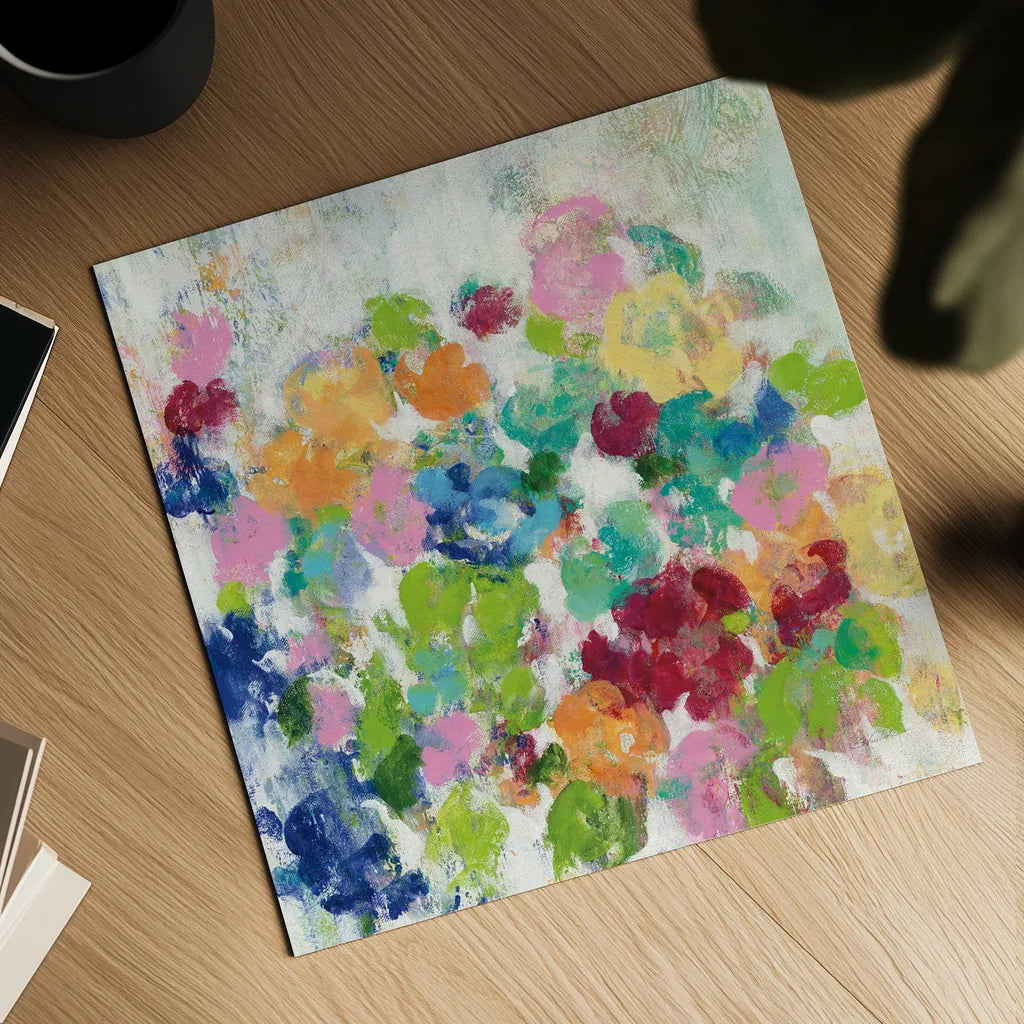 Hydrangea Bouquet III by Silvia Vassileva. Shown as a detailed flat fine art print, highlighting archival giclee quality. Available as an archival giclee rolled canvas, fine art paper, or poster print. SKU 35837a.