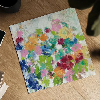 Hydrangea Bouquet III by Silvia Vassileva. Shown as a detailed flat fine art print, highlighting archival giclee quality. Available as an archival giclee rolled canvas, fine art paper, or poster print. SKU 35837a.