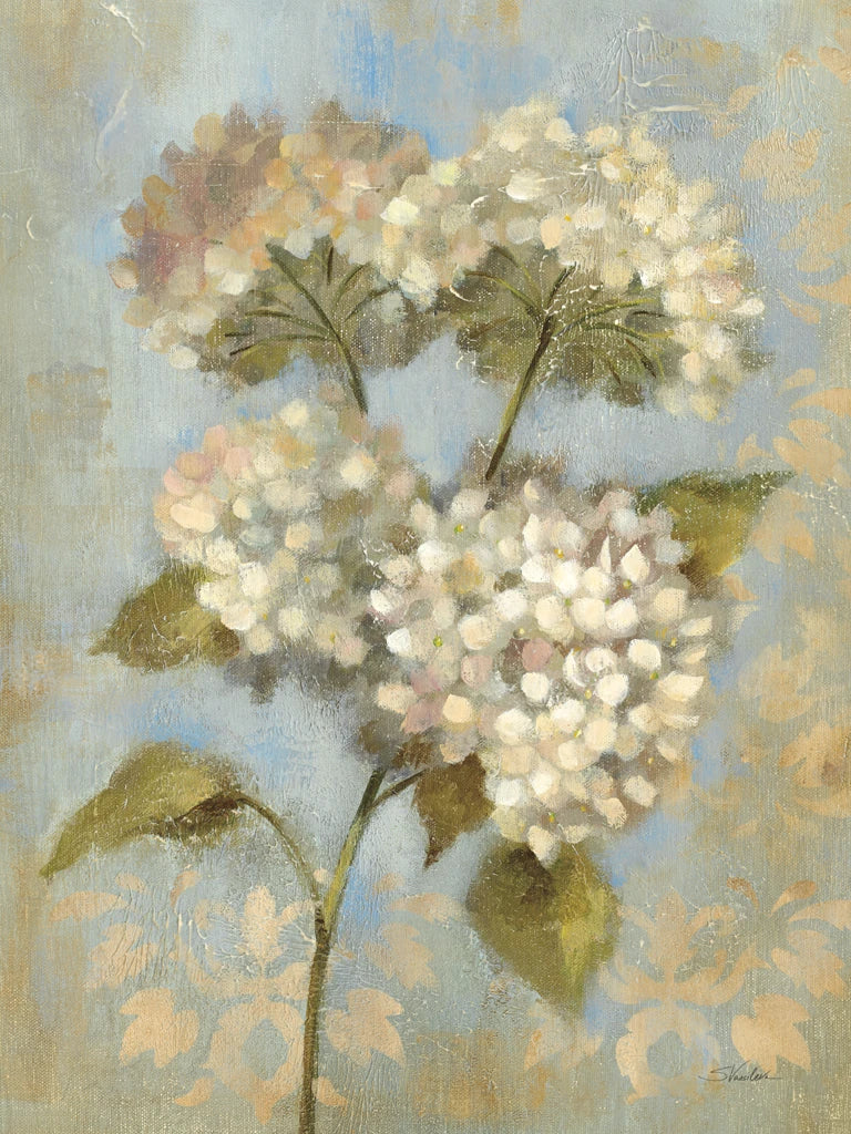 Hydrangea on Soft Blue by Silvia Vassileva