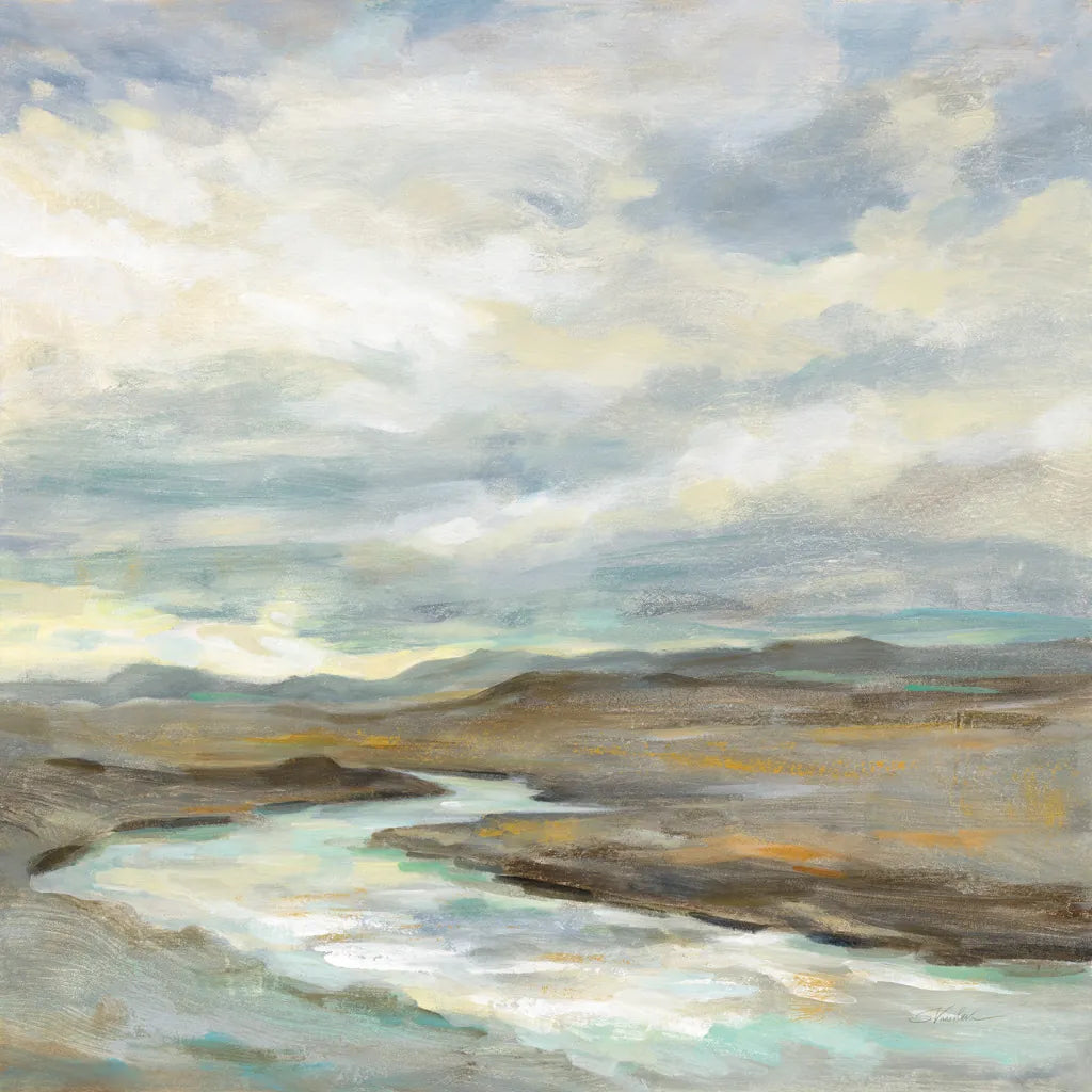 Iceland Silver River by Silvia Vassileva. SKU 65606a. Archival Giclee Fine art print for wall decor.