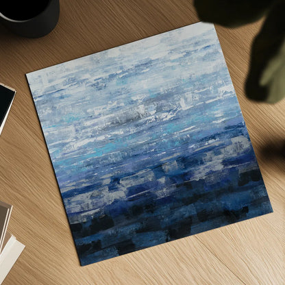 Icelandic Wave by Silvia Vassileva. Shown as a detailed flat fine art print, highlighting archival giclee quality. Available as an archival giclee rolled canvas, fine art paper, or poster print. SKU 35831a.