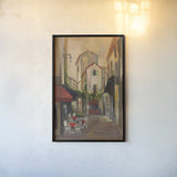 In Town by Silvia Vassileva. shown as a paper print in a black flame. Available as a archival giclee rolled canvas, fine art paper, or poster print. SKU 60319h.
