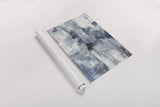 In the Clouds Indigo and Gray by Silvia Vassileva. shown as a rolled paper print. Available as archival giclee rolled canvas, fine art paper, or poster print. SKU 20867i.